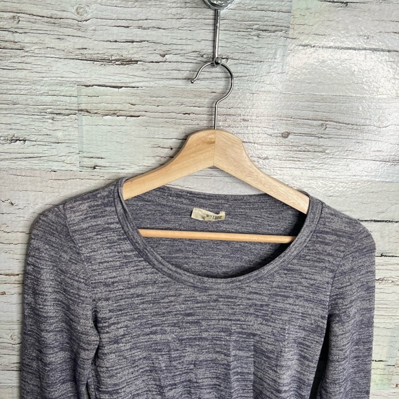 Aritzia WILFRED FREE Diapason purple gray long sleeve pullover top shirt xs - Picture 7 of 10